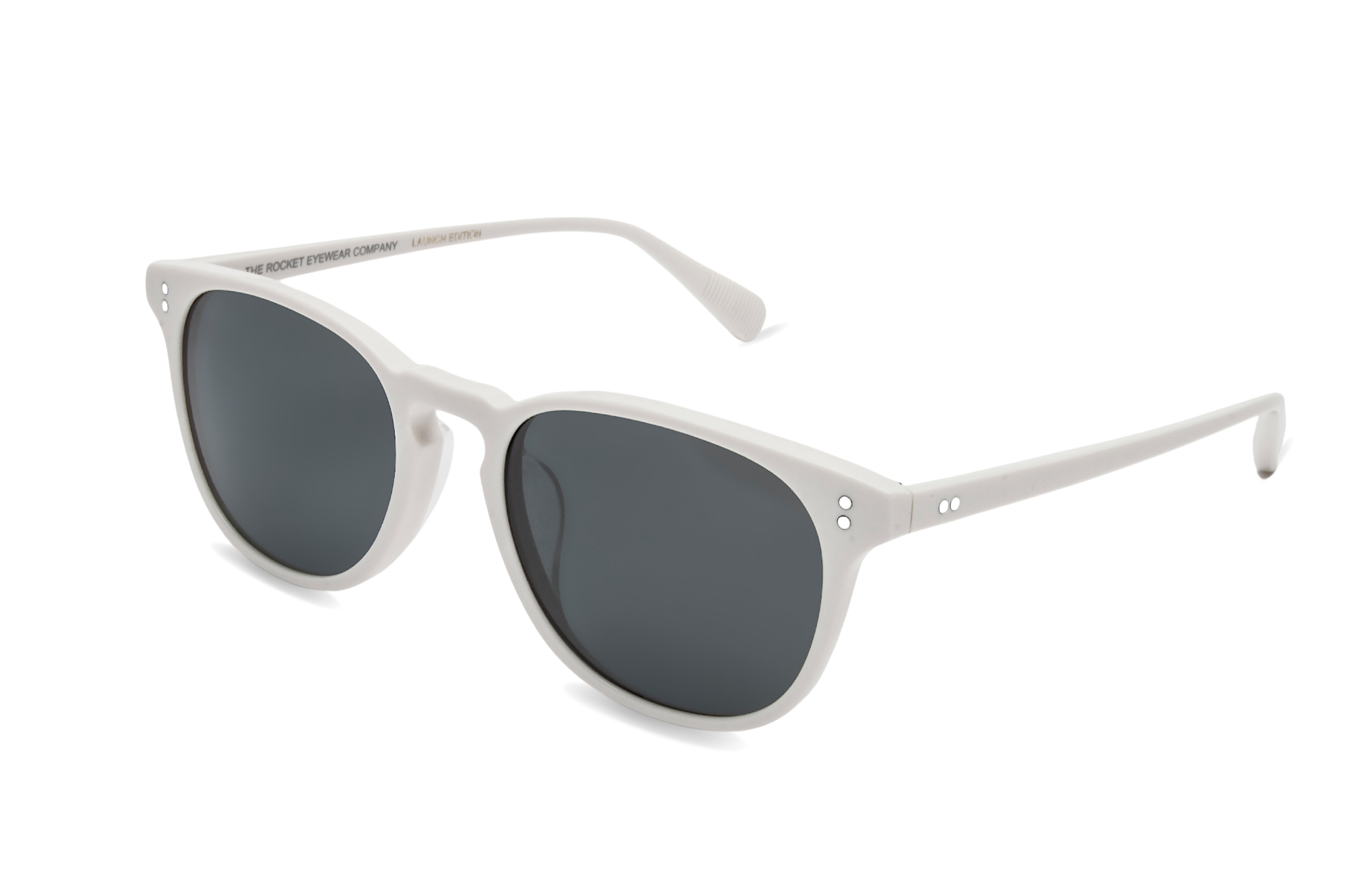 Rocket MTO P3 Classic White with Grey Polarized Lenses (Launch Edition)