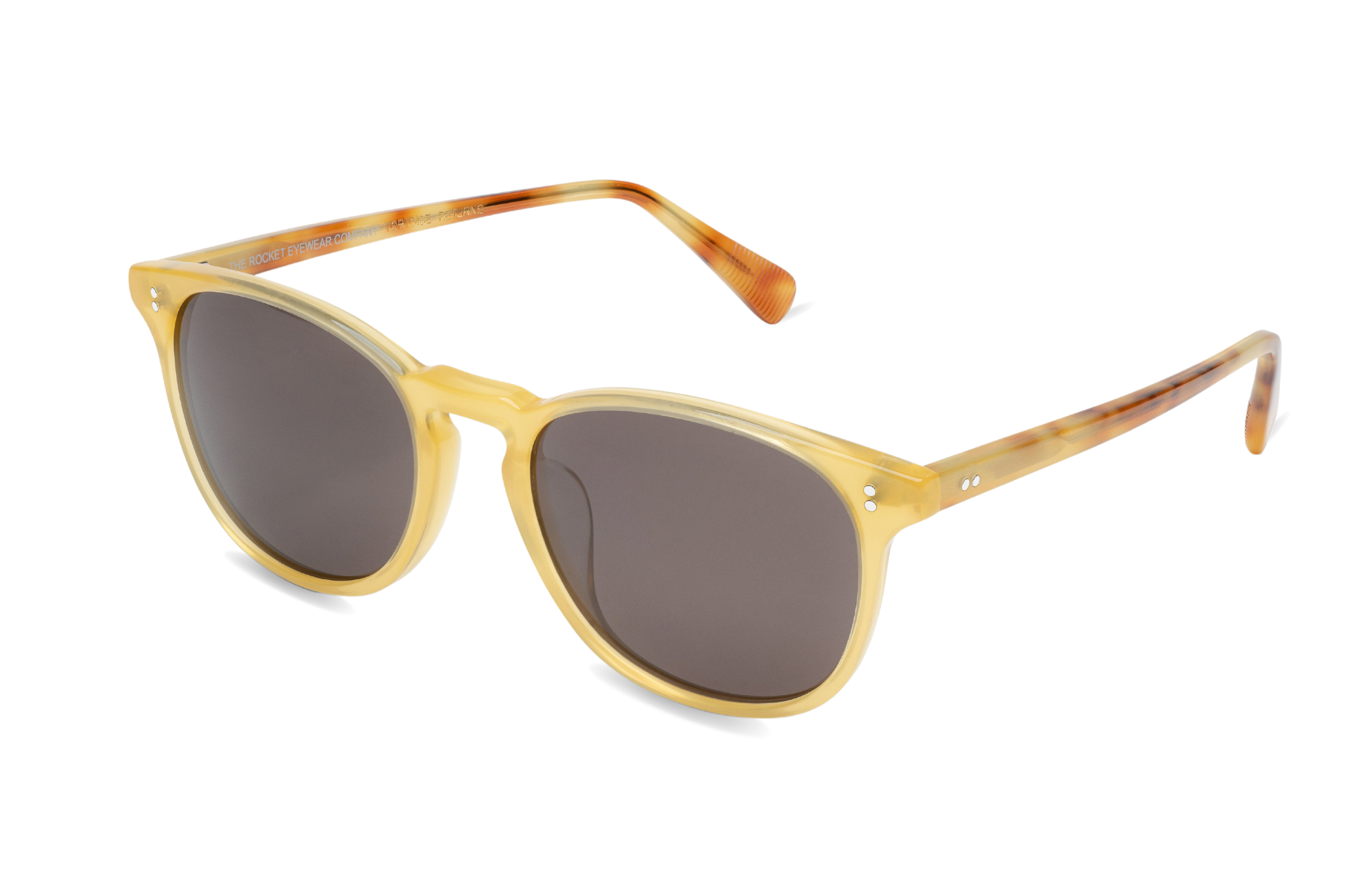 Rocket MTO P3 Classic Golden Hour Honeyed Tortoise with Brown Polarized Lenses (Tortoise Returns)