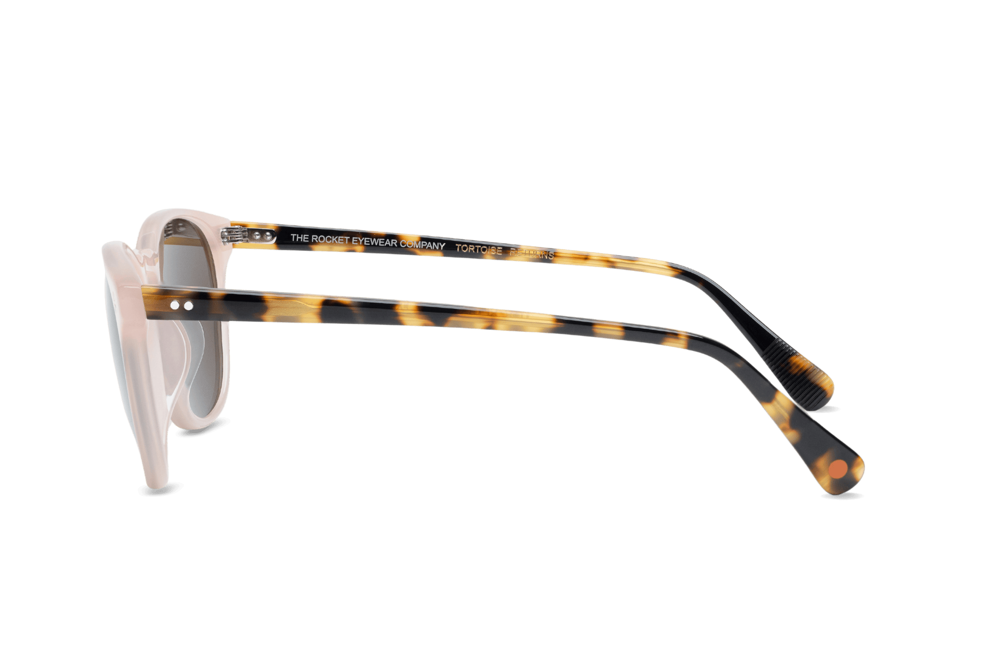 Rocket MTO P3 Classic Dusty Pink & Fawn Tortoise with Brown Polarized Lenses (Tortoise Returns)