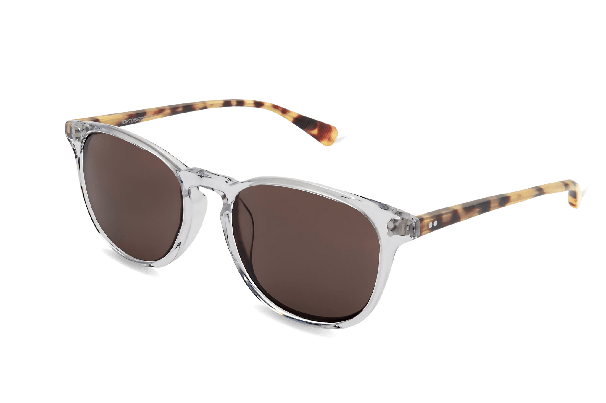 Rocket MTO P3 Classic Crystal Blonde Tortoise with Brown Polarized Lenses Tortoise and Crystal