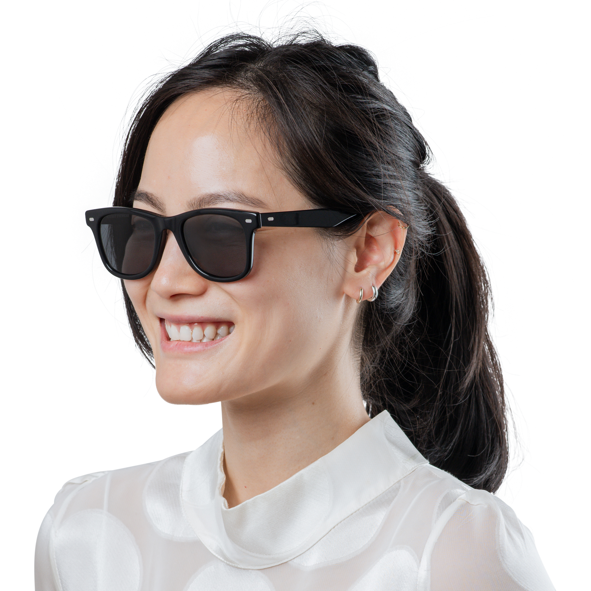 Rocket Eyewear SPT 2 Classic Jet Black with Grey Polarized Lenses (Limited Edition)