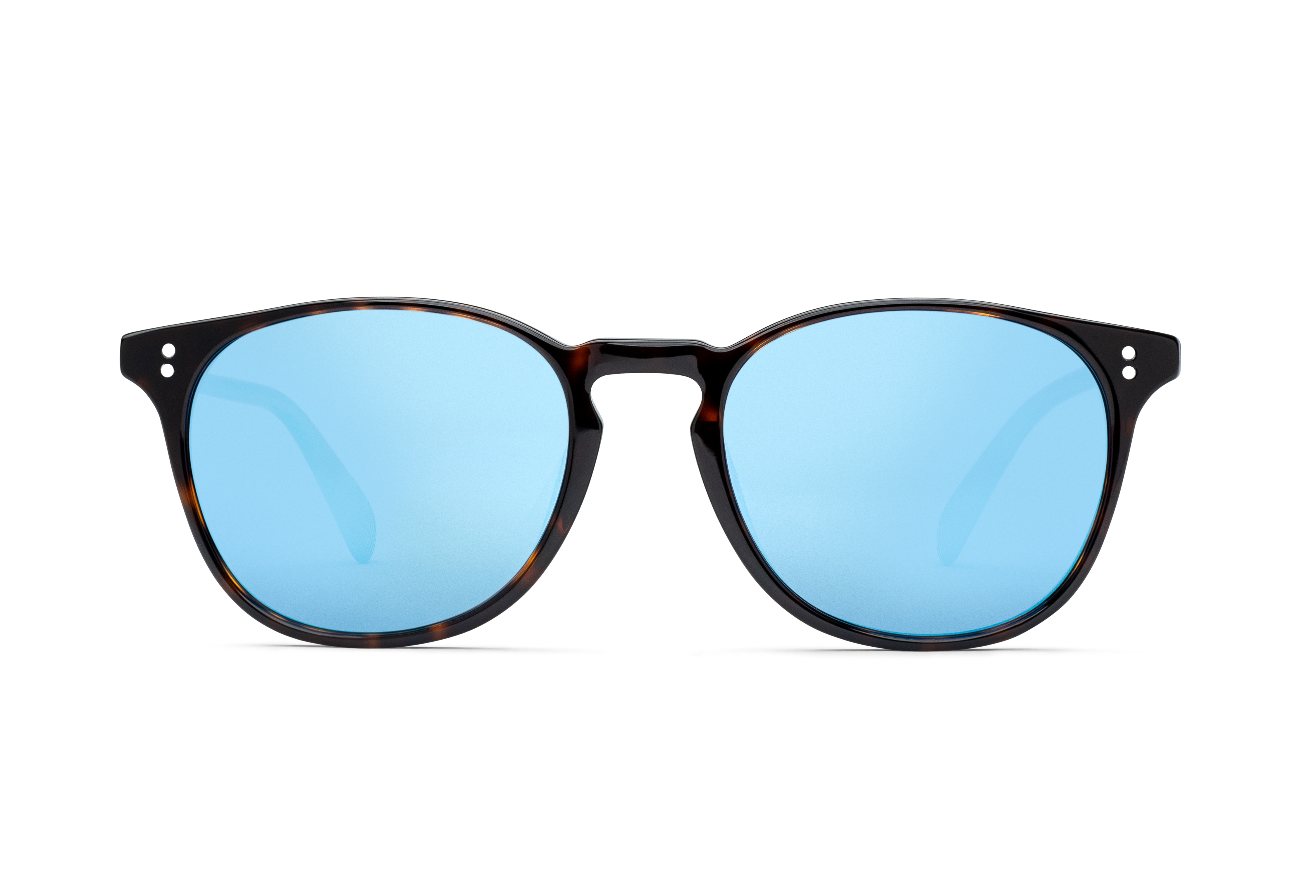 Rocket Eyewear MTO P3 Classic Mahogany Tortoise with Blue Mirrored
