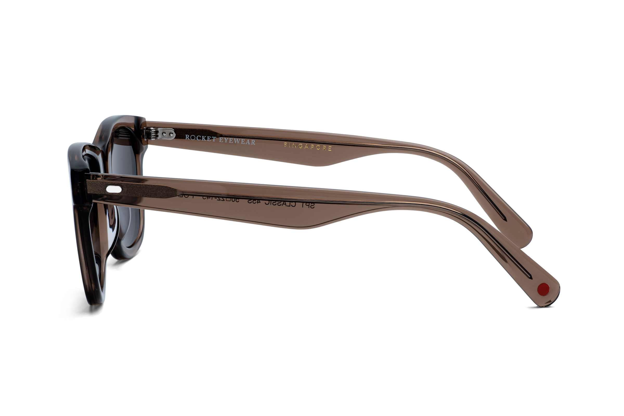 Rocket Eyewear SPT 2 Classic Espresso Crystal with Brown Polarized Lenses (Limited Edition)