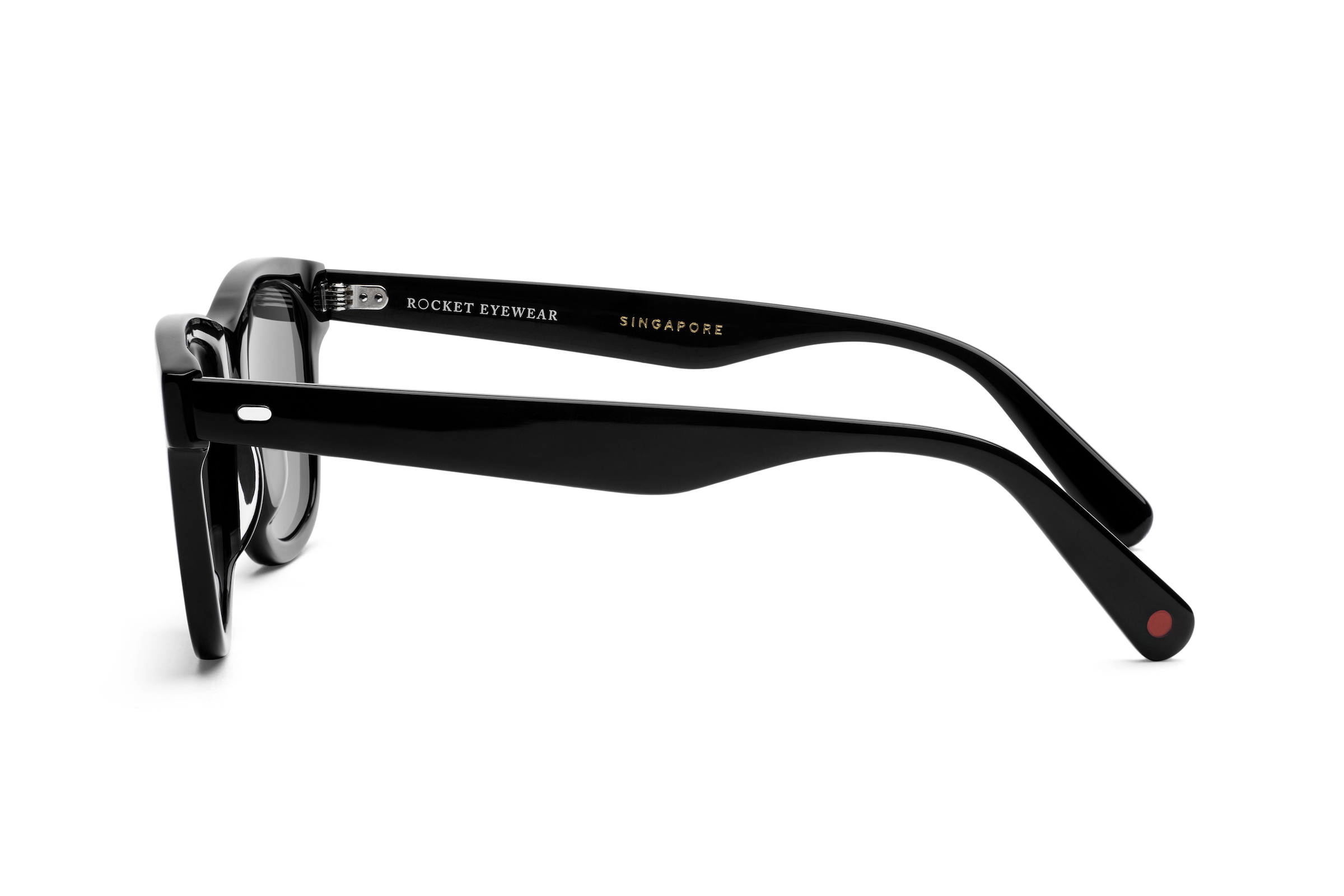 Rocket Eyewear SPT 2 Classic Jet Black with Grey Polarized Lenses (Limited Edition)