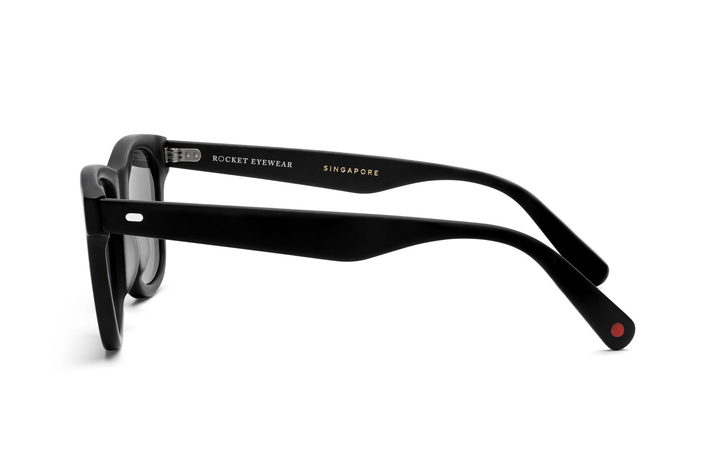 Rocket Eyewear SPT 2 Classic Matte Black with Grey Polarized Lenses (Limited Edition)