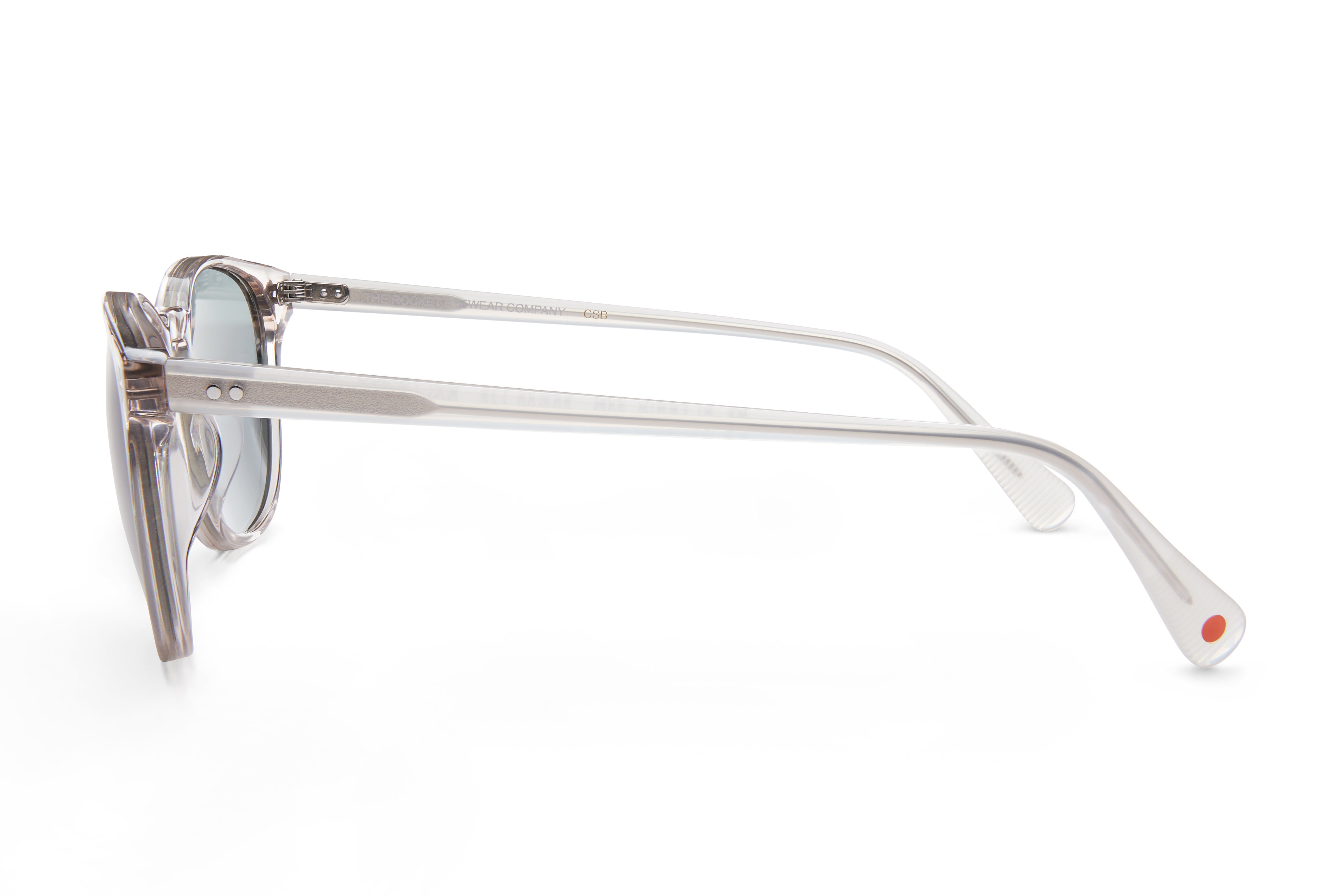 Rocket MTO P3 Classic Smoke Crystal & Ghost with Grey Polarized Lenses (Crystal Strikes Back)