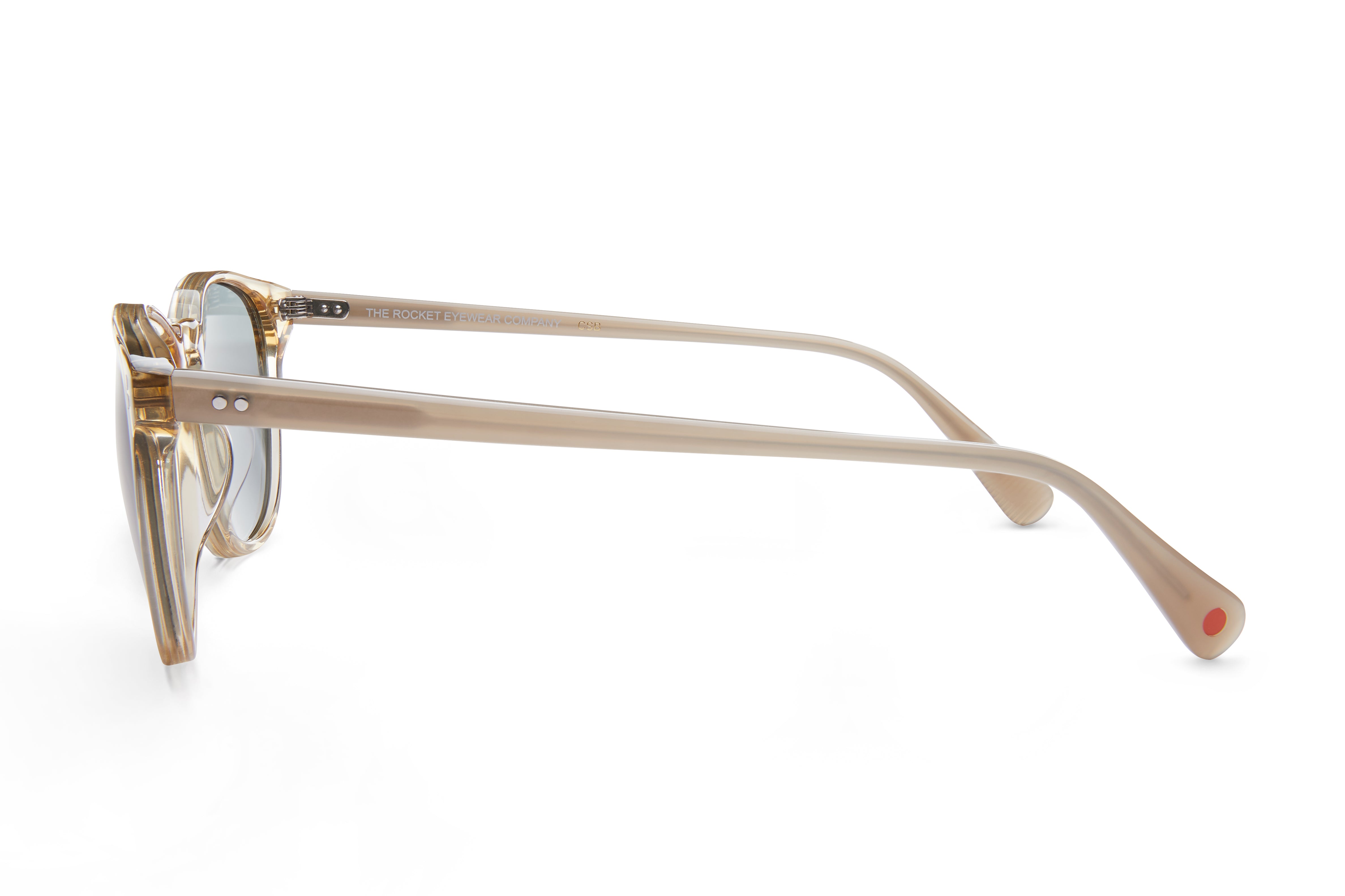 Rocket MTO P3 Classic Gold Crystal & Putty with Grey Polarized Lenses (Crystal Strikes Back)