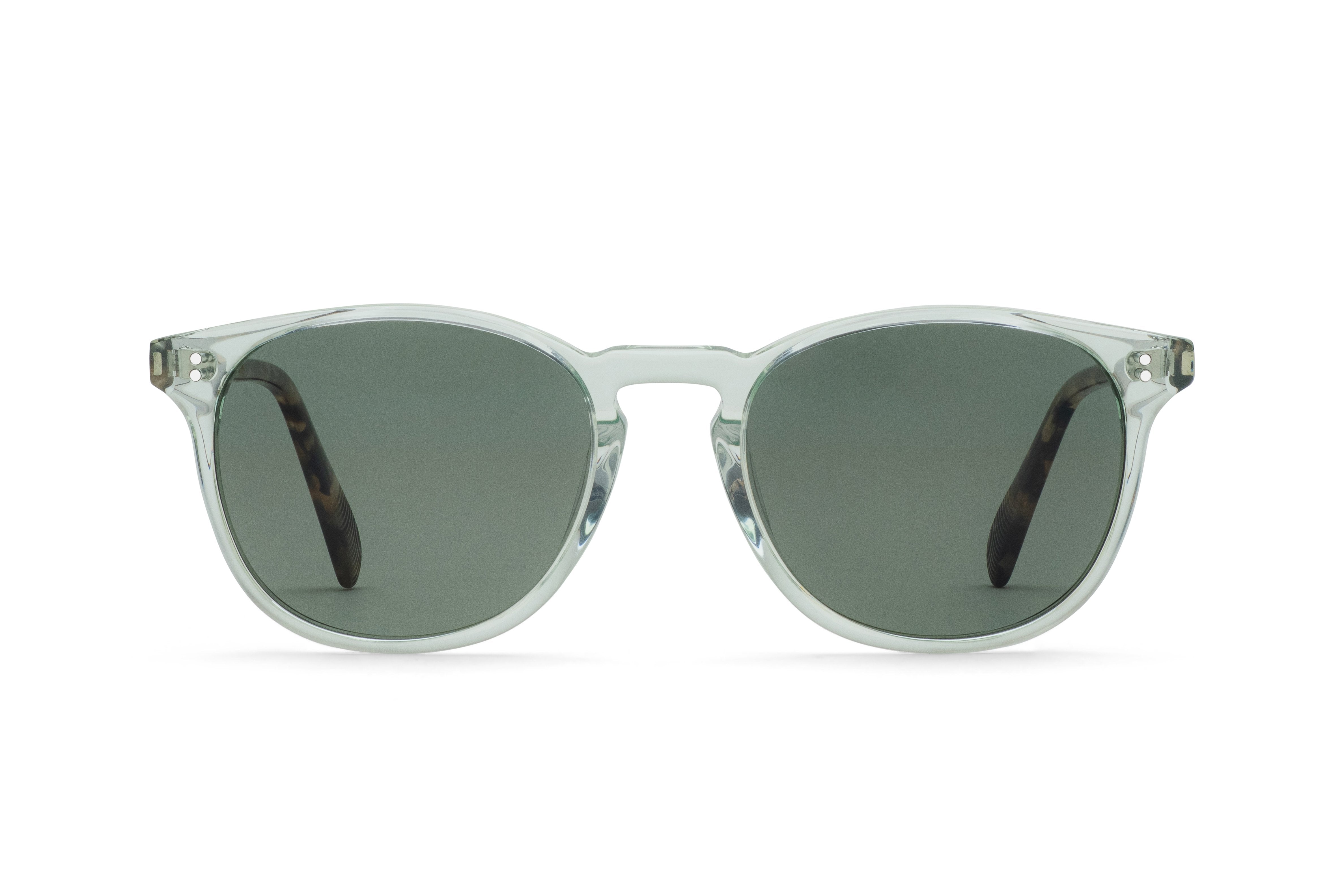 Rocket MTO P3 Classic Sage Crystal & Jaggery Tortoise with Green Polarized Lenses (Tortoise Returns)