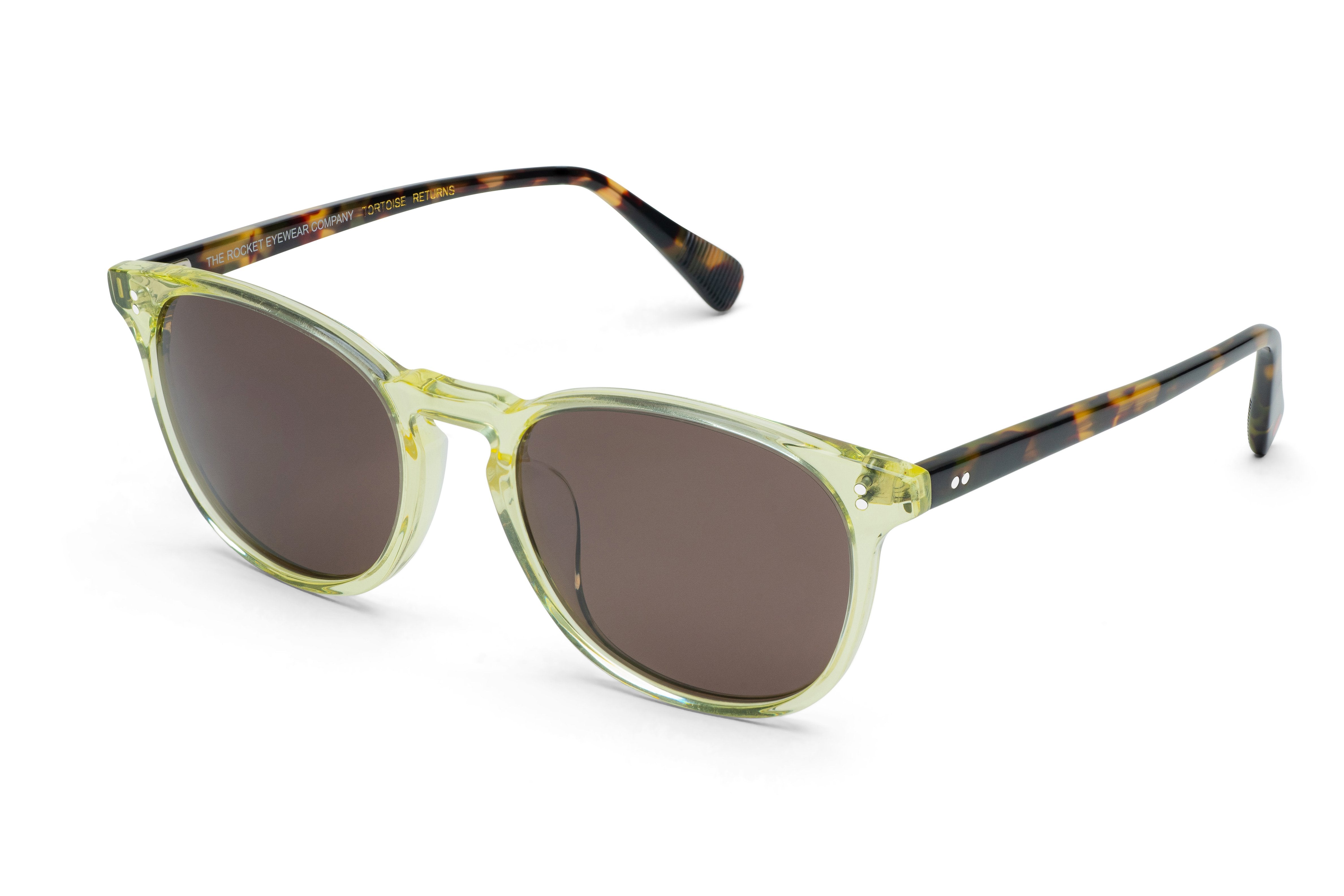 Rocket MTO P3 Classic Lemon Ice & Butterscotch Tortoise with Brown Polarized Lenses (Tortoise Returns)