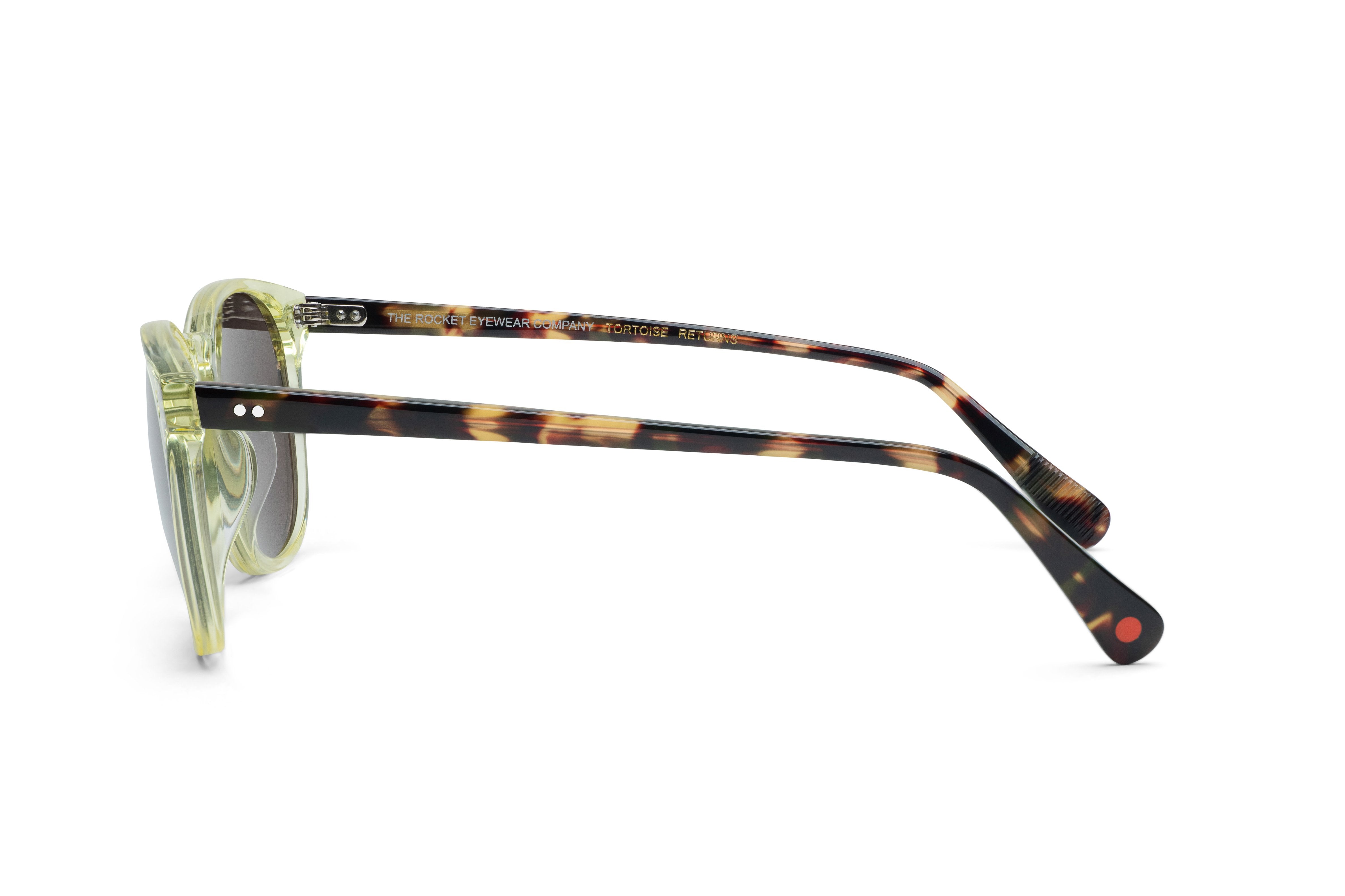 Rocket MTO P3 Classic Lemon Ice & Butterscotch Tortoise with Brown Polarized Lenses (Tortoise Returns)
