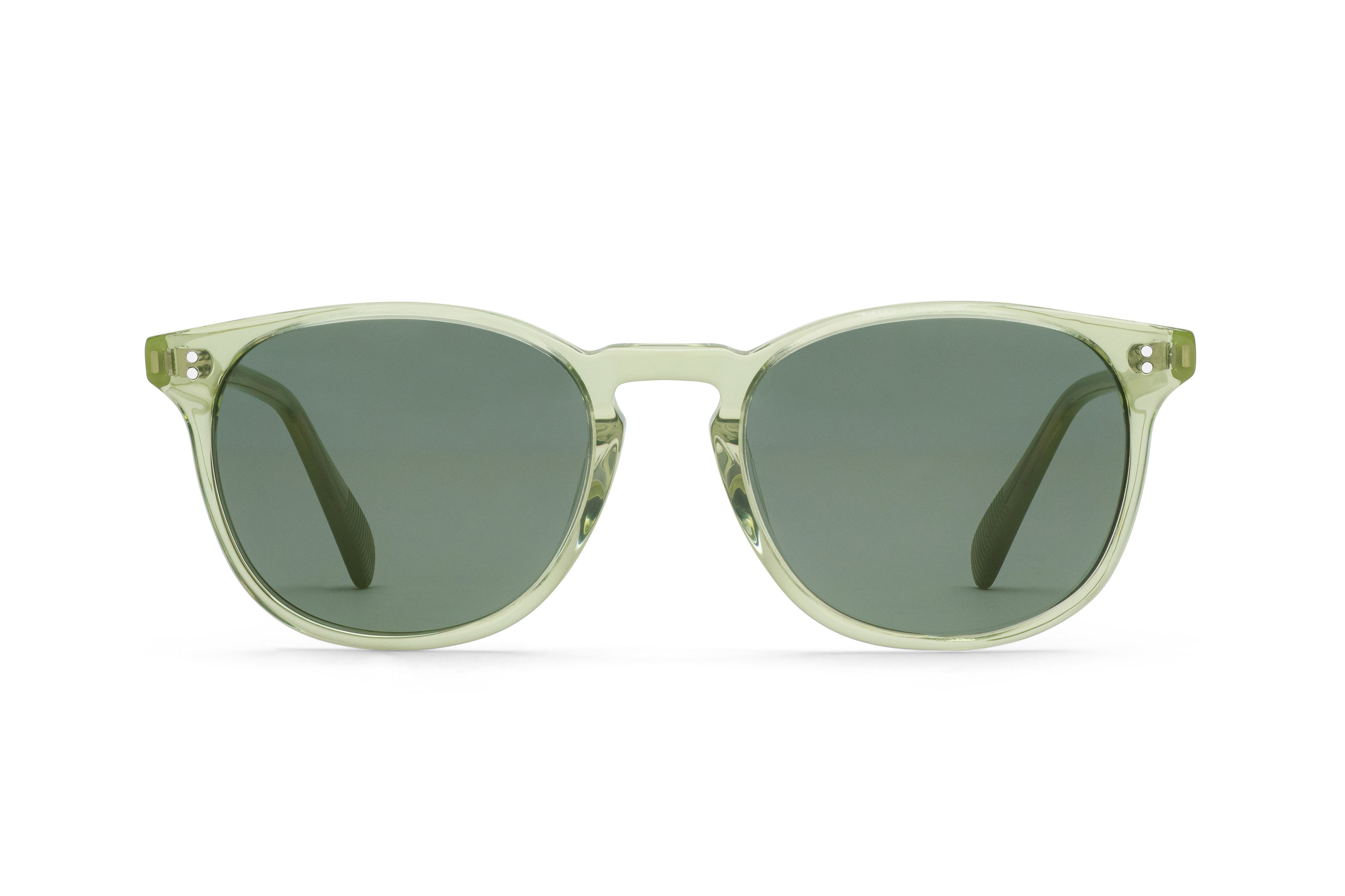 Rocket MTO P3 Classic Sencha Crystal & Leaf with Green Polarized Lenses (Tortoise Returns)