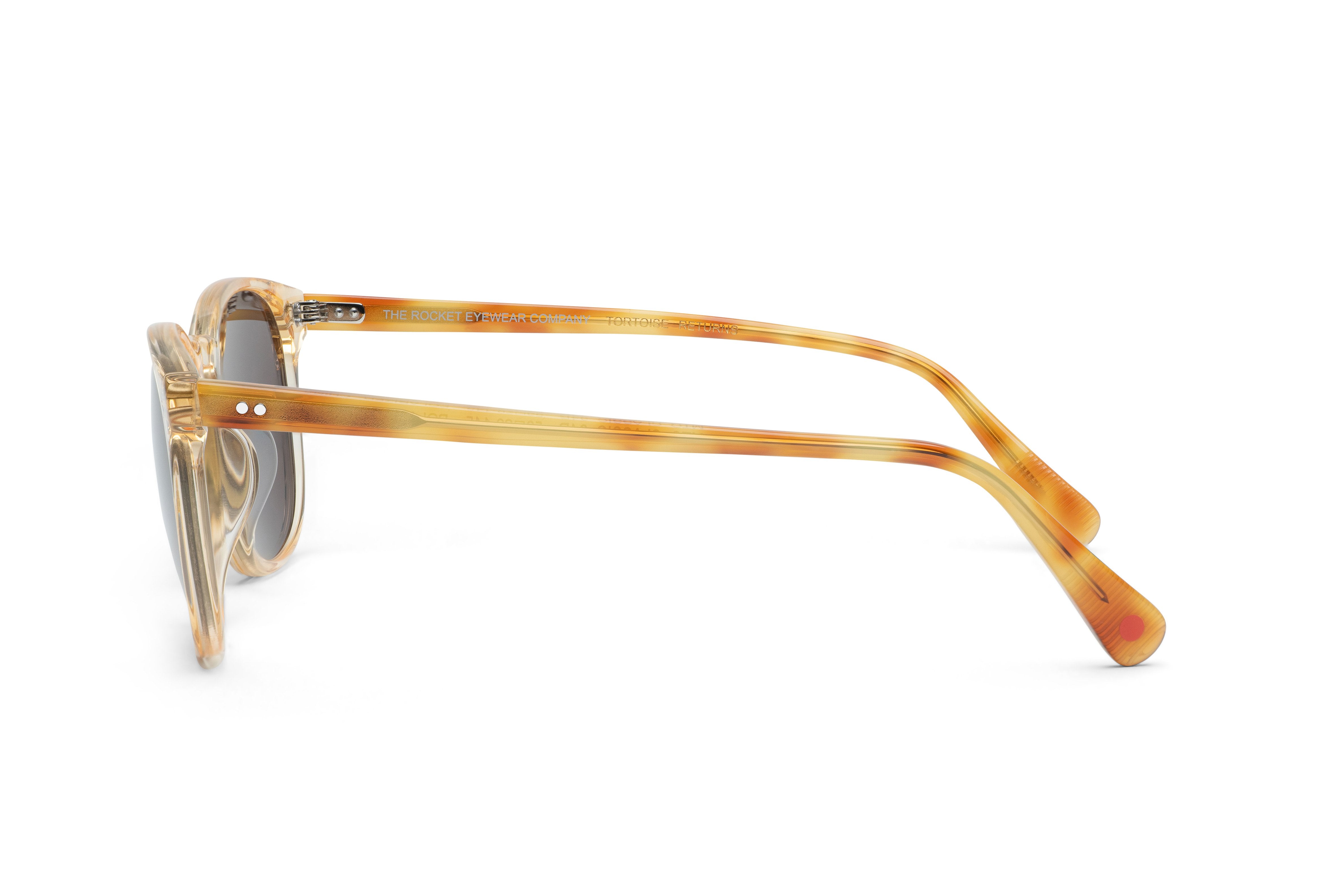 Rocket MTO P3 Classic Aperol Crystal & Honeyed Tortoise with Brown Polarized Lenses (Tortoise Returns)