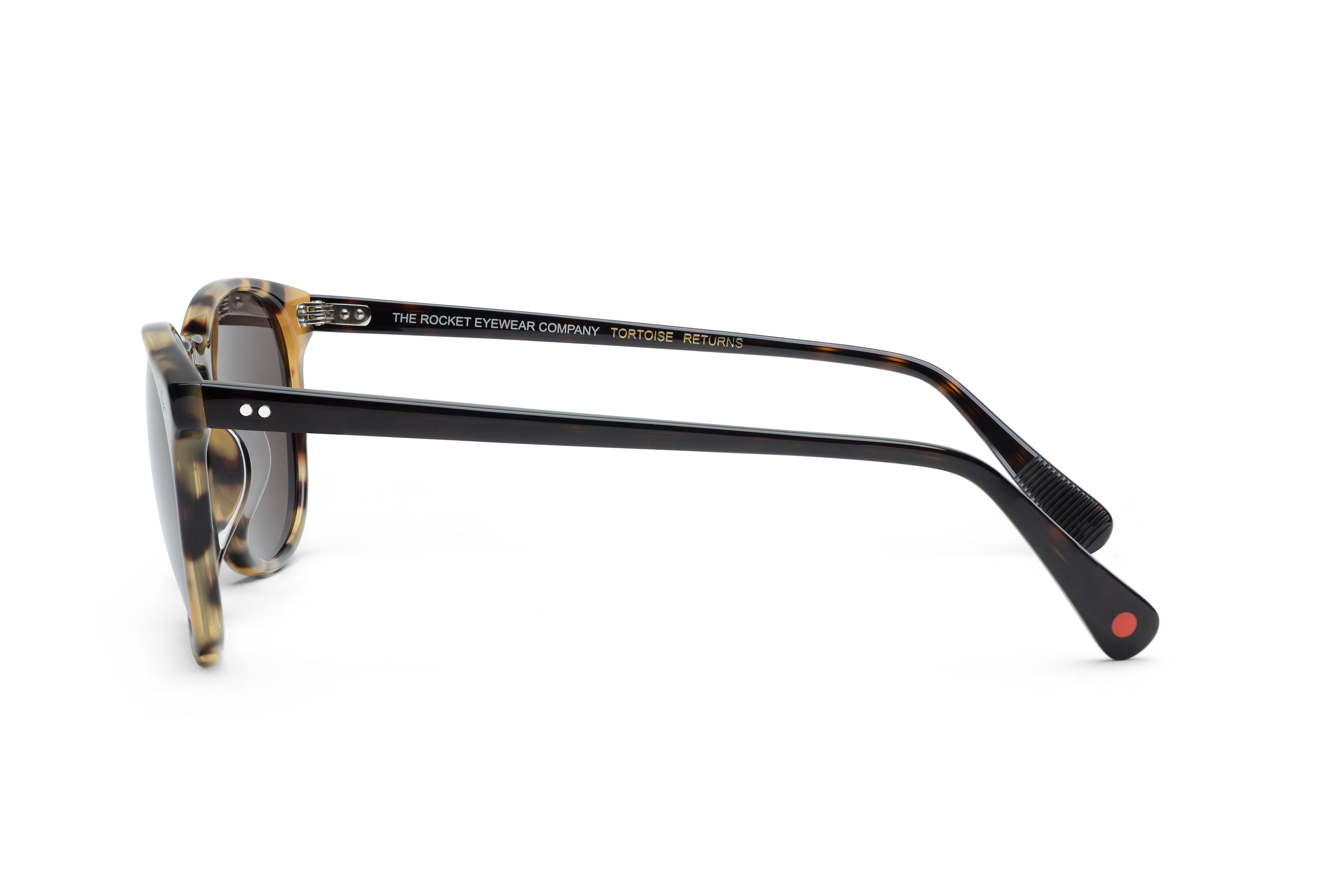 Rocket MTO P3 Classic Blonde Tortoise & Mahogany with Brown Polarized Lenses (Tortoise Returns)