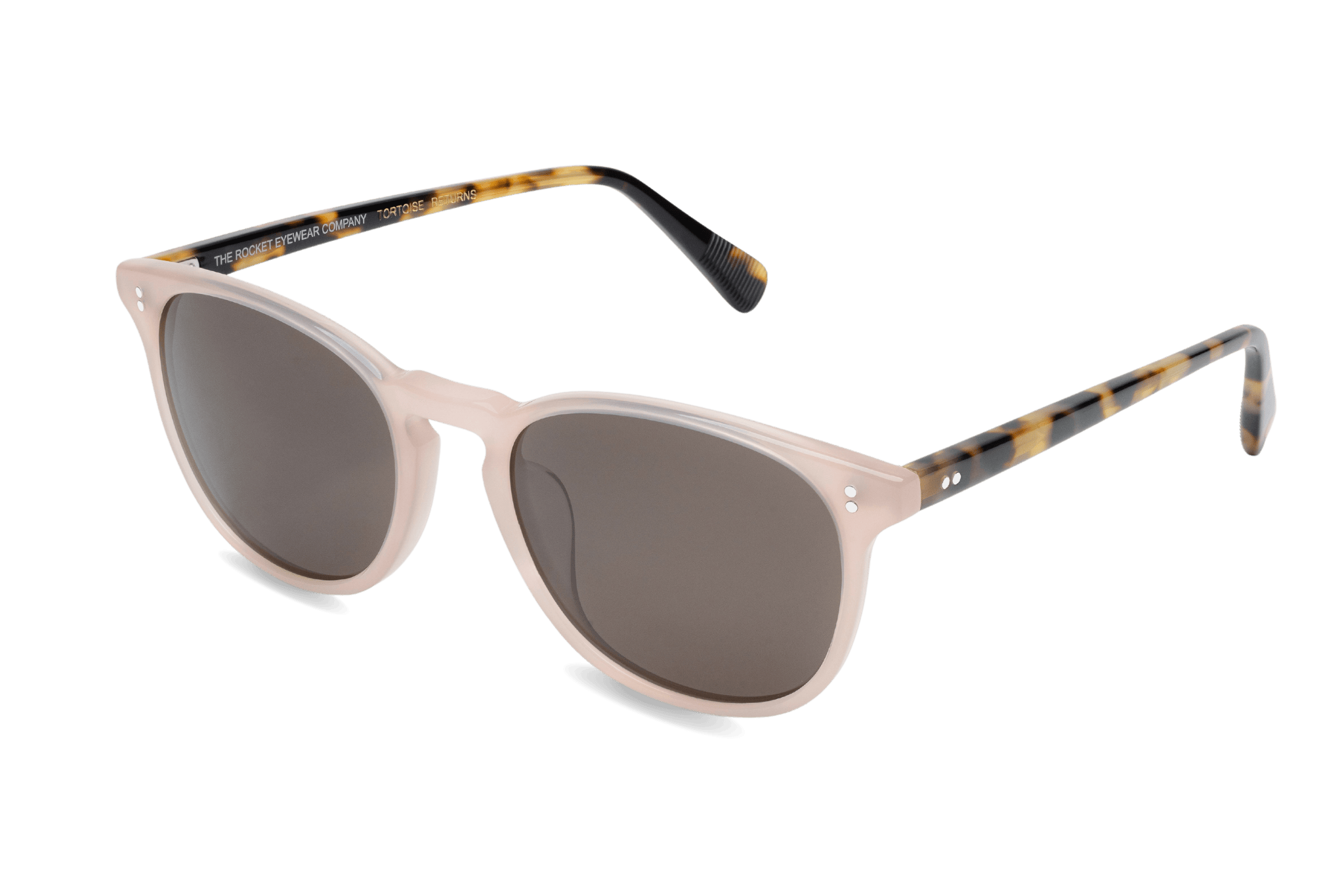 Rocket MTO P3 Classic Dusty Pink &amp; Fawn Tortoise with Brown Polarized Lenses (Tortoise Returns)