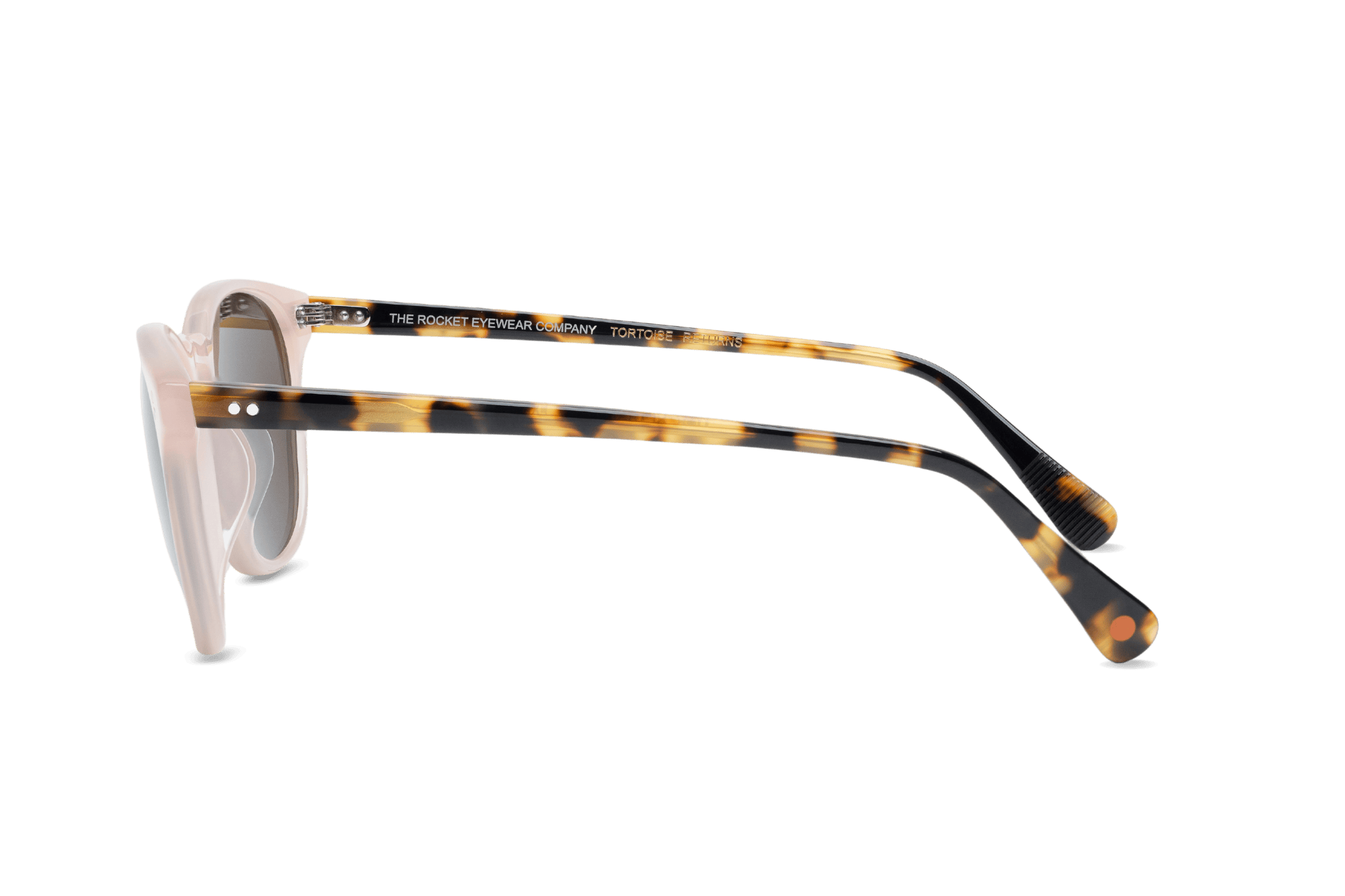 Rocket MTO P3 Classic Dusty Pink &amp; Fawn Tortoise with Brown Polarized Lenses (Tortoise Returns)
