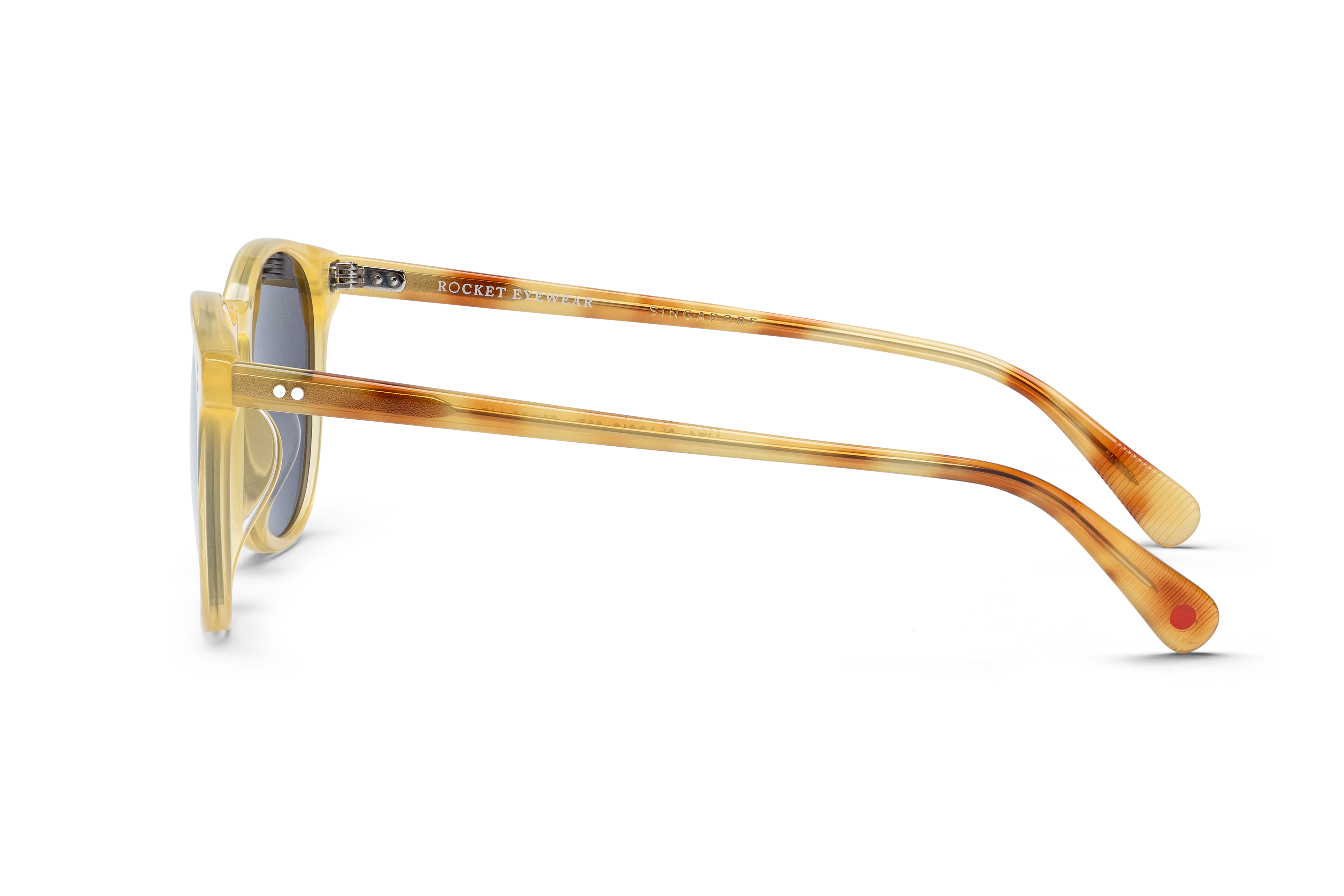 Rocket Eyewear MTO P3 Classic Golden Hour &amp; Honeyed Tortoise with Gold Mirrored Polarized Lenses