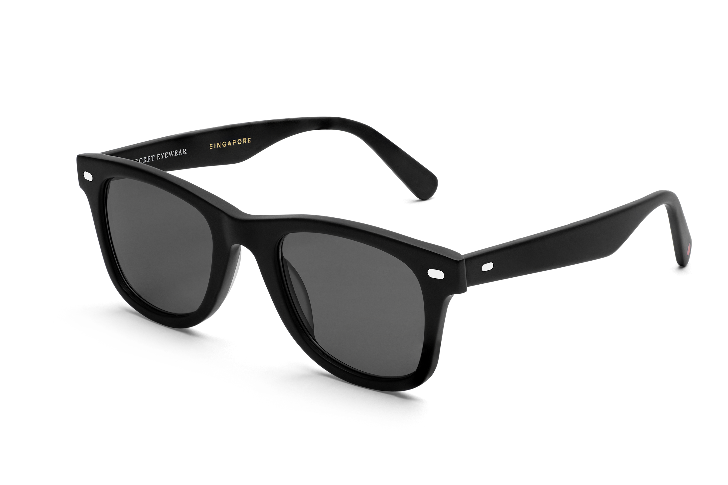 Rocket Eyewear SPT Classic Matte Black with Grey Polarized Lenses (Limited Edition)