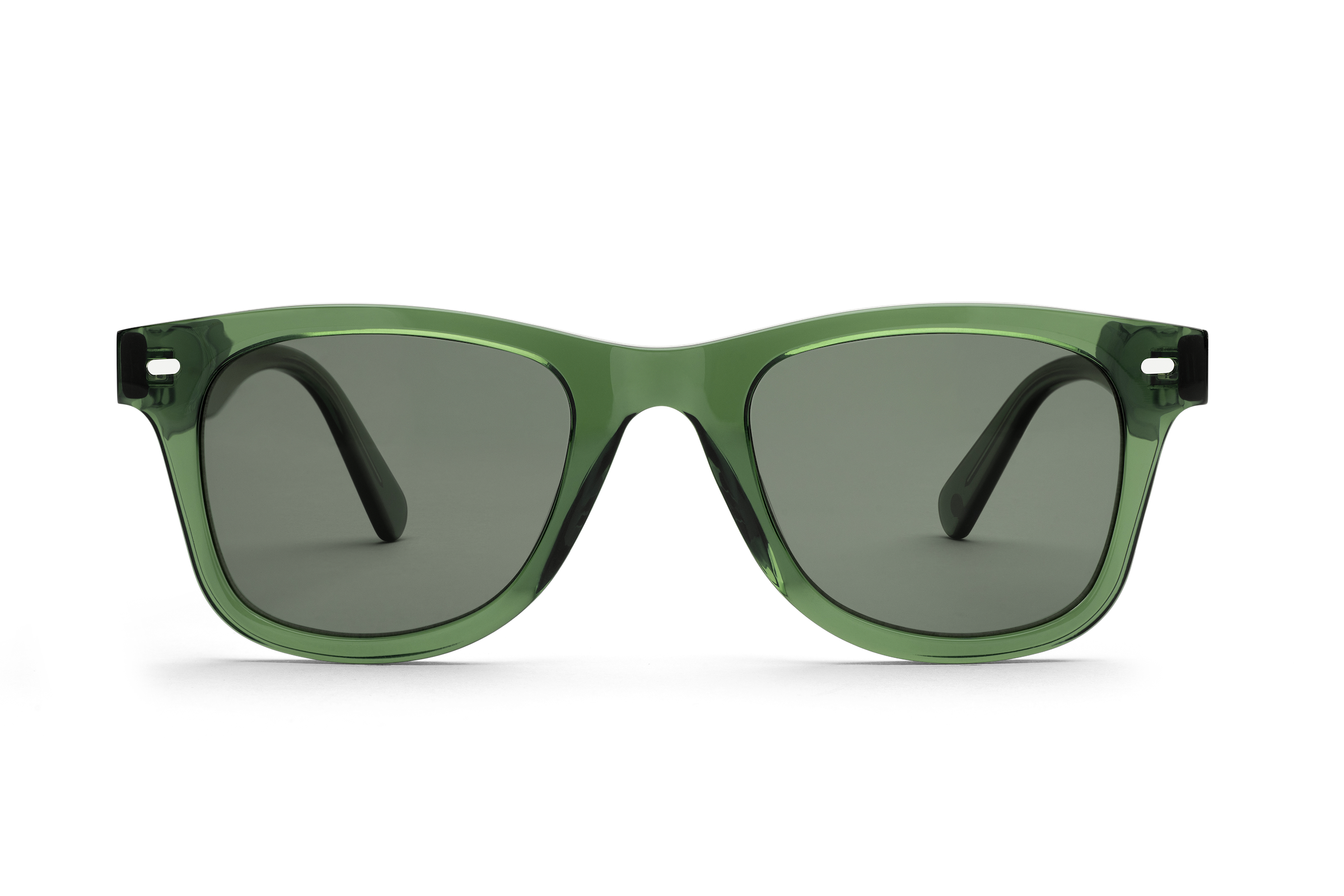 Rocket Eyewear SPT Classic Hunter Green Clear with Green Polarized Lenses (Limited Edition)