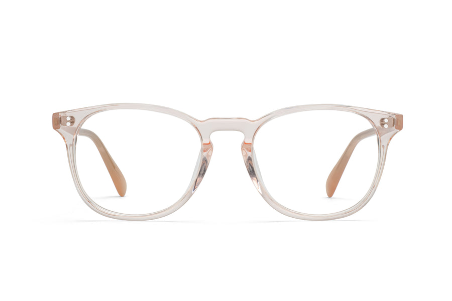 Rocket MTO P3 Classic Rose-Tinted Crystal & Blush Glasses (Crystal Strikes Back)