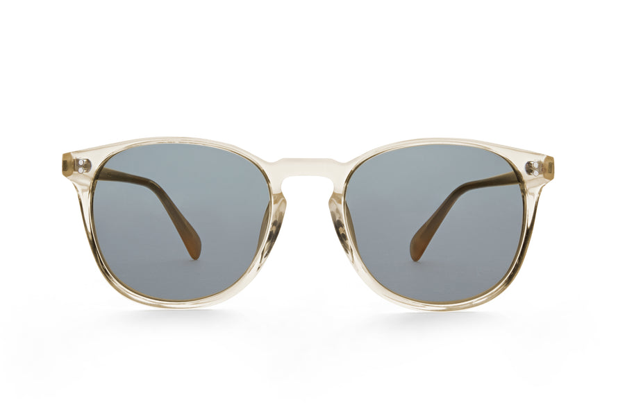 [Custom] Robert's Rocket MTO P3 Classic Aiyu Jelly Crystal & Kombucha with Grey Prescription Non-Polarized Lenses (Crystal Strikes Back)