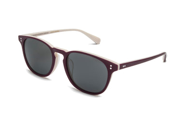 Rocket Eyewear Company P3 Classic Sunglasses Crimson Linen with Grey polarized lenses