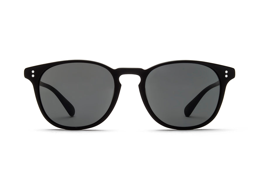 Rocket Eyewear Company P3 Classic Sunglasses Matte Black with Grey polarized lenses