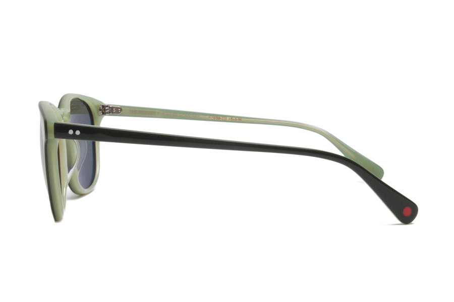 Rocket Eyewear Company P3 Classic Sunglasses Emerald Pea Green with Green polarized lenses