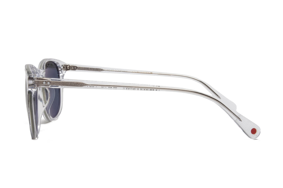 Rocket Eyewear Company P3 Classic Sunglasses Crystal with Grey polarized lenses