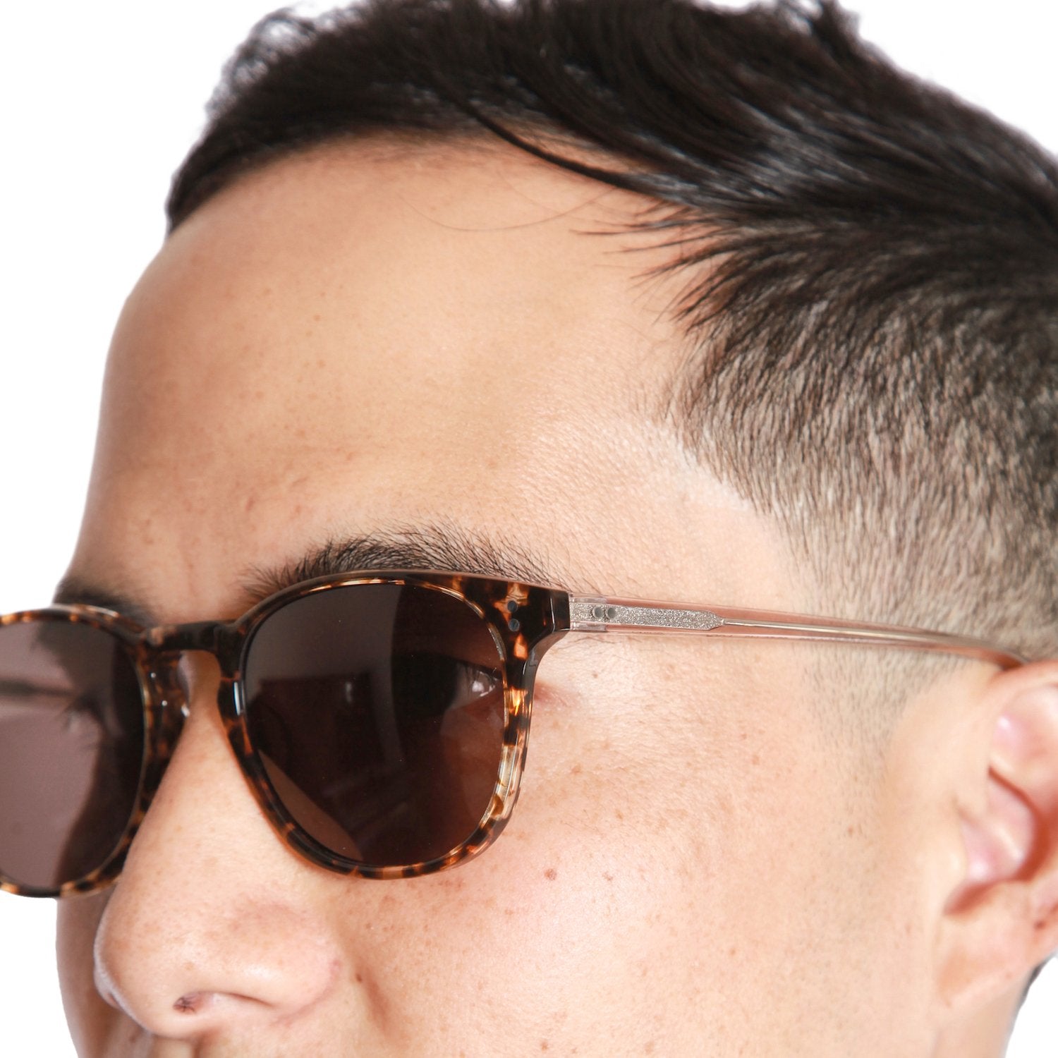 [Custom] Revel&#39;s Top-Up for Rocket P3 Classic Caviar Tortoise &amp; Rosé with Brown Polarized Lenses (Tortoise and Crystal)