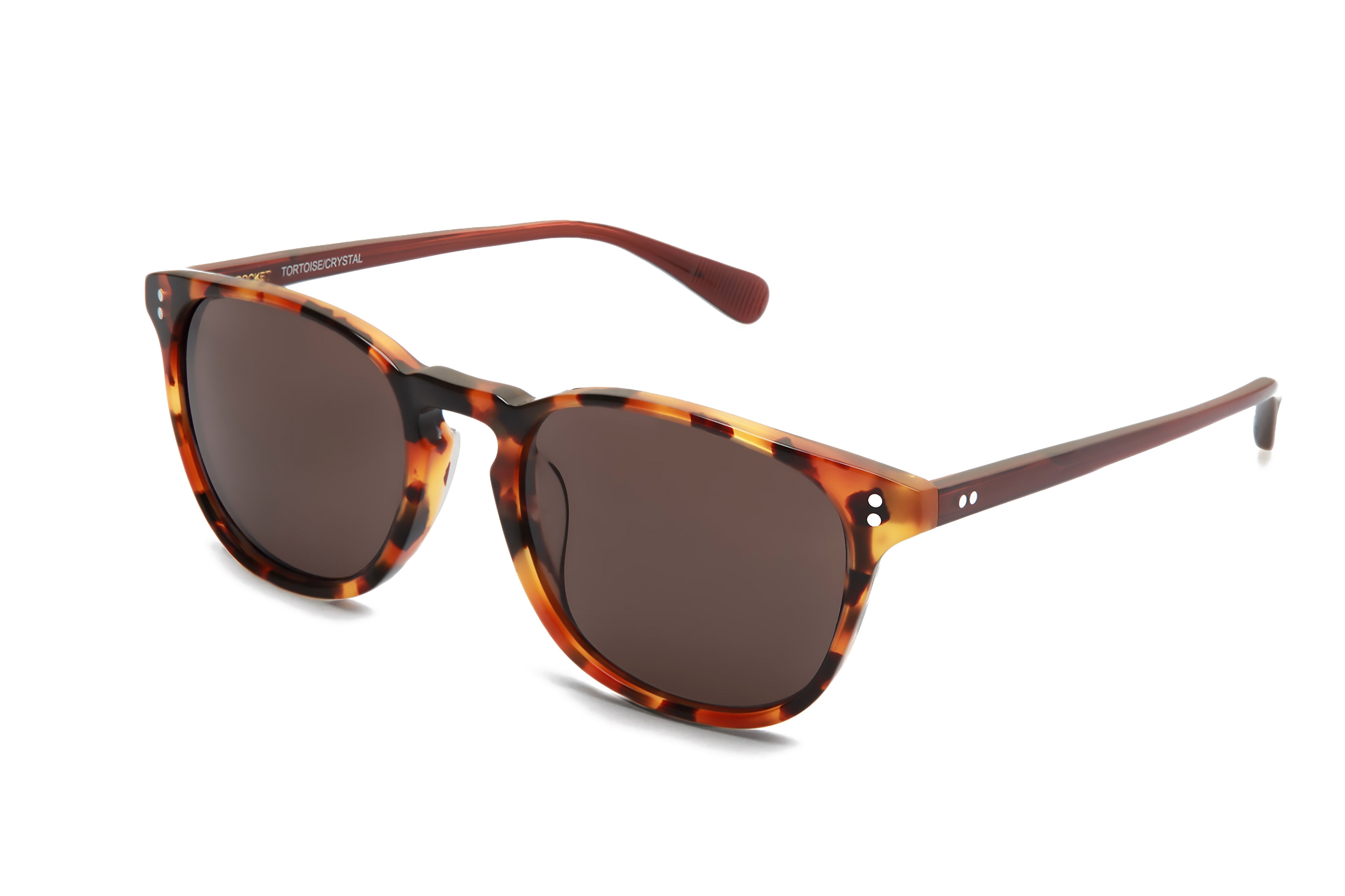 Rocket MTO P3 Classic Caramel Tortoise &amp; Sienna with Brown Polarized Lenses (Tortoise and Crystal)
