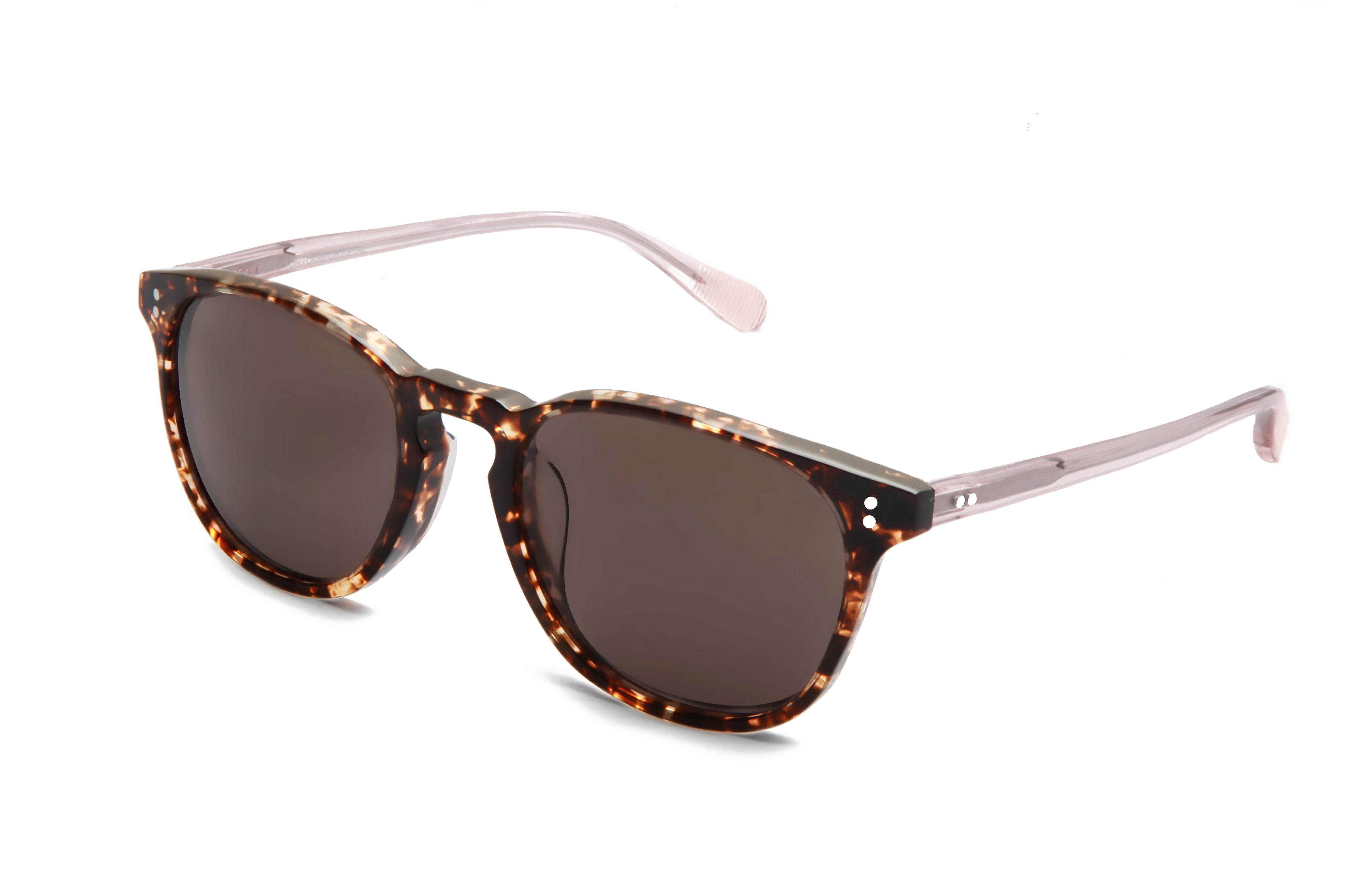 Rocket MTO P3 Classic Caviar Tortoise &amp; Rosé with Brown Polarized Lenses (Tortoise and Crystal)