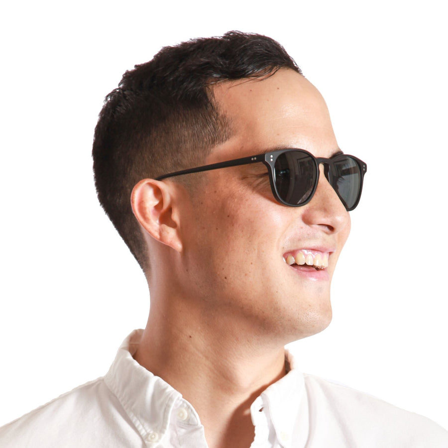 [Custom] Gabriel's Rocket P3 Classic Matte Black with Grey Prescription Polarized Lenses (Launch Edition)